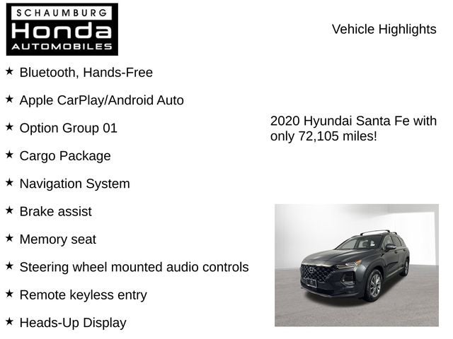 2020 Hyundai Santa Fe Limited