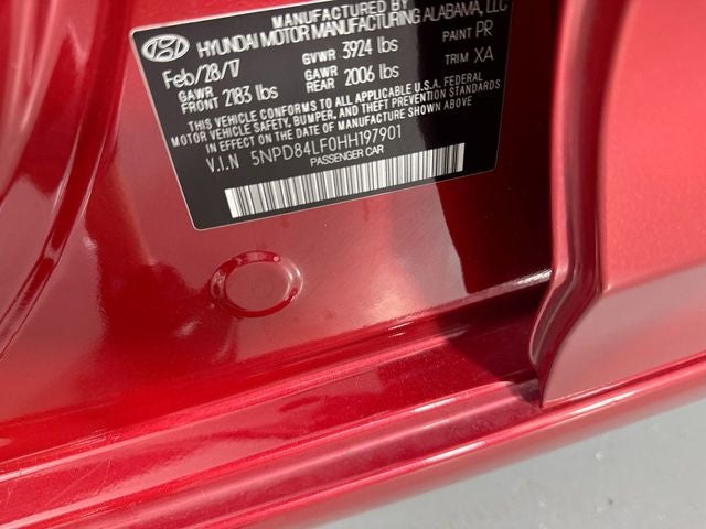 2017 Hyundai Elantra Value Edition