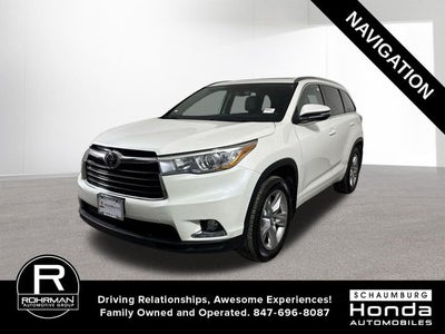 2016 Toyota Highlander Limited Platinum V6