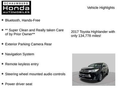 2017 Toyota Highlander XLE