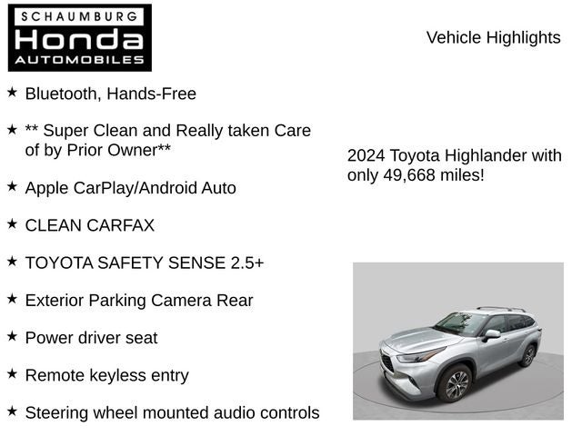 2024 Toyota Highlander XLE