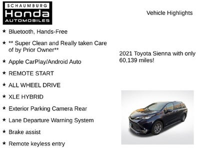 2021 Toyota Sienna XLE 7 Passenger