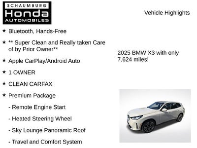 2025 BMW X3 30 xDrive