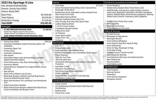 2023 Kia Sportage X-Line