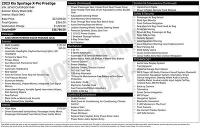 2023 Kia Sportage X-Pro Prestige