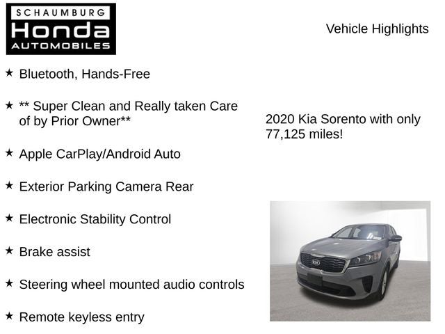 2020 Kia Sorento LX