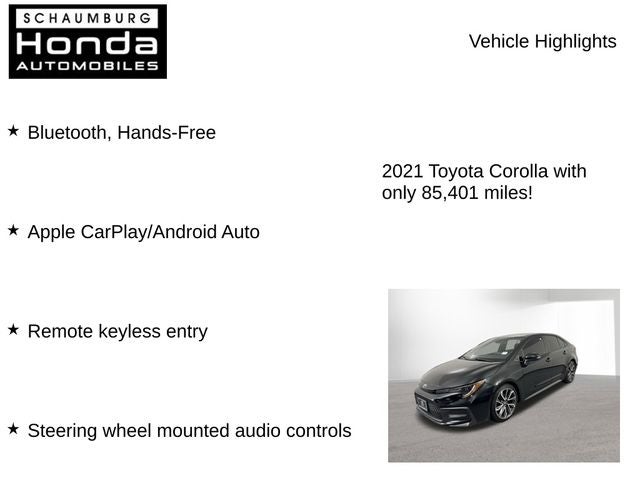 2021 Toyota Corolla SE