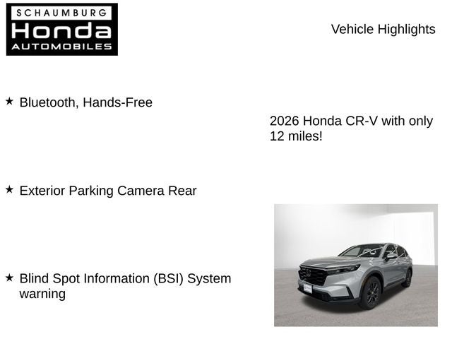 2026 Honda CR-V EX-L