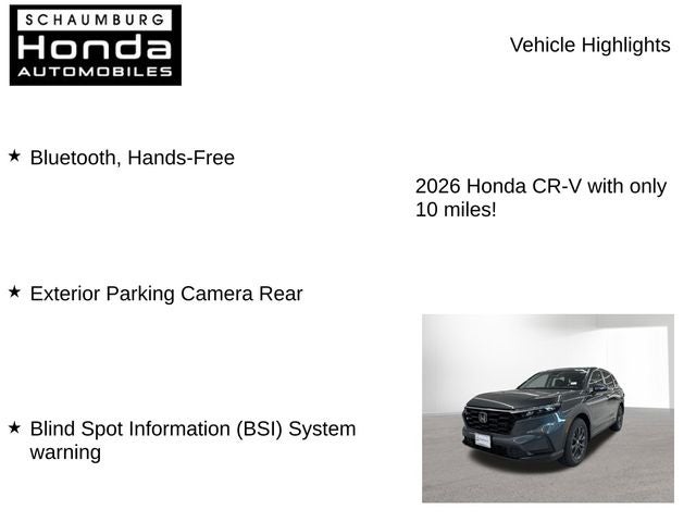 2026 Honda CR-V EX-L