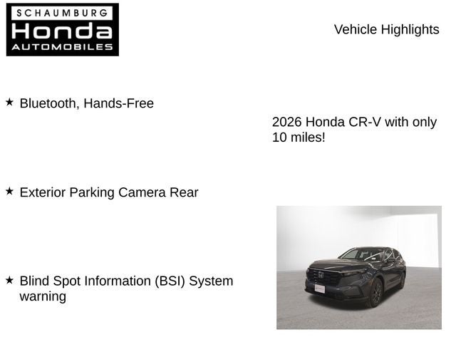 2026 Honda CR-V EX-L