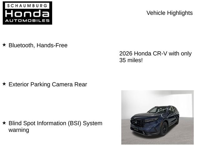 2026 Honda CR-V Hybrid Sport