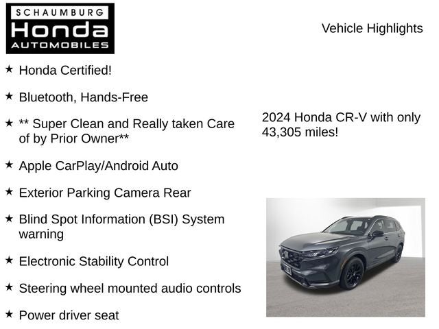 2024 Honda CR-V Hybrid Sport