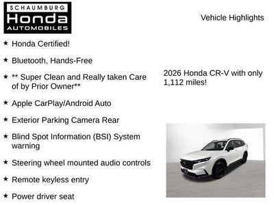 2026 Honda CR-V Hybrid Sport