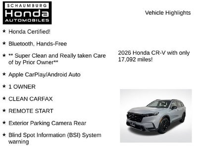 2026 Honda CR-V Hybrid Sport