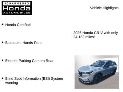 2026 Honda CR-V Hybrid Sport