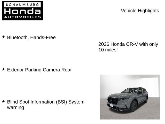 2026 Honda CR-V Hybrid TrailSport