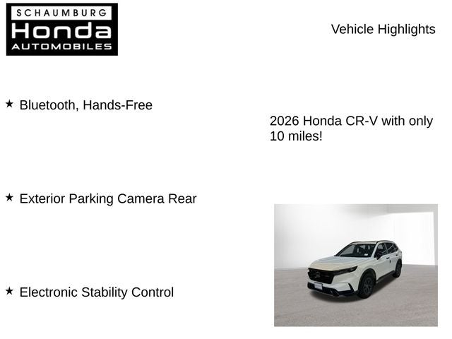 2026 Honda CR-V Hybrid TrailSport