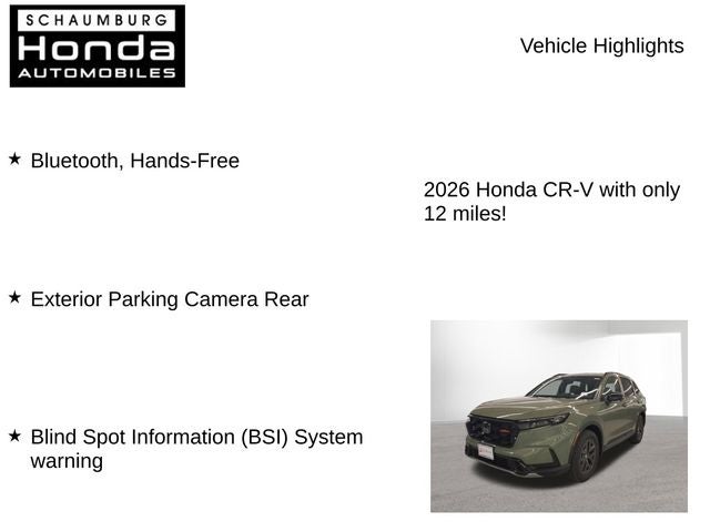 2026 Honda CR-V Hybrid TrailSport