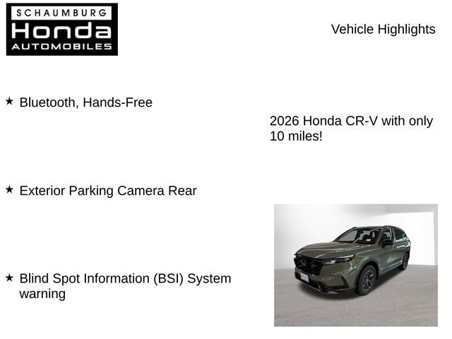 2026 Honda CR-V Hybrid TrailSport