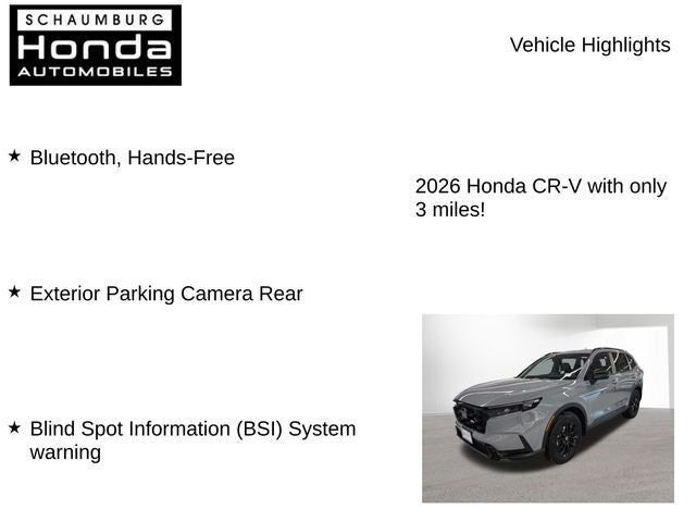 2026 Honda CR-V Hybrid Sport-L