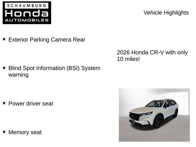 2026 Honda CR-V Hybrid Sport-L