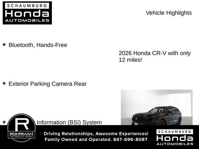 2026 Honda CR-V Hybrid Sport-L