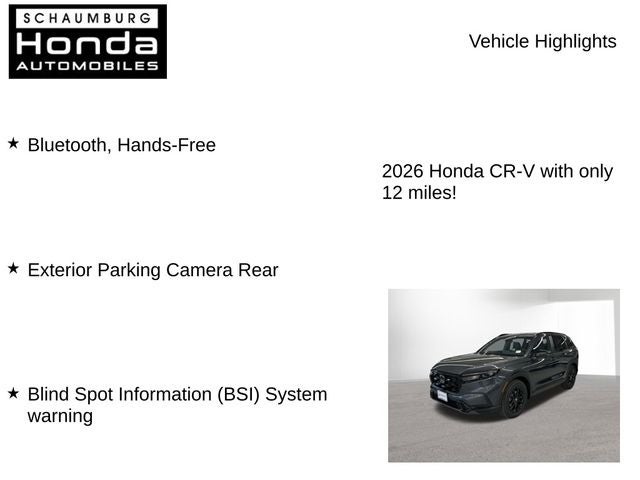 2026 Honda CR-V Hybrid Sport-L