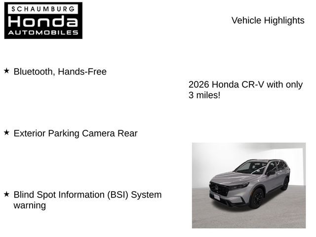 2026 Honda CR-V Hybrid Sport-L