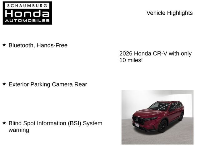 2026 Honda CR-V Hybrid Sport-L