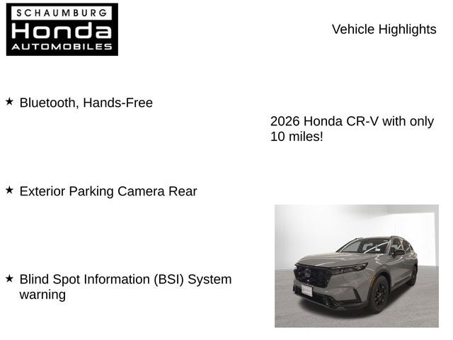 2026 Honda CR-V Hybrid Sport-L