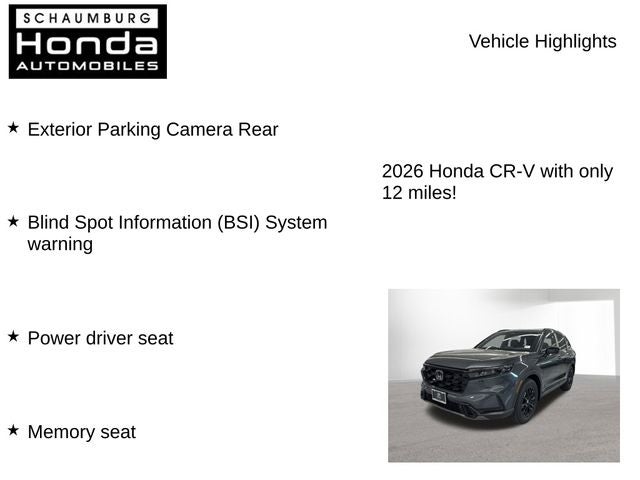 2026 Honda CR-V Hybrid Sport-L