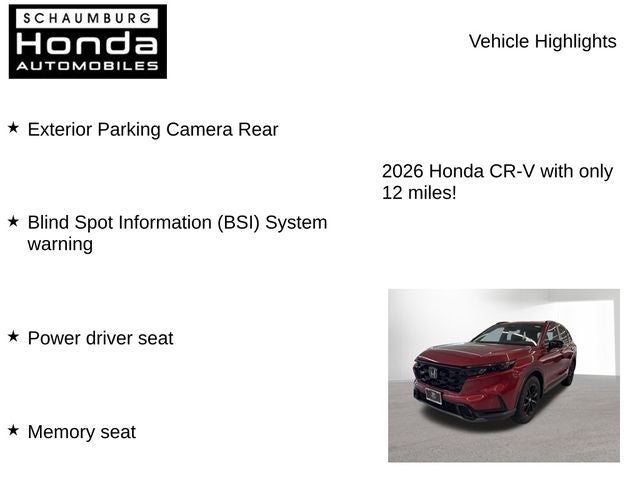 2026 Honda CR-V Hybrid Sport-L
