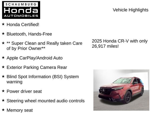 2025 Honda CR-V Hybrid Sport-L