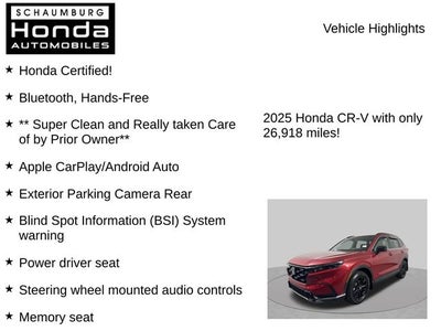 2025 Honda CR-V Hybrid Sport-L