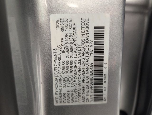 2026 Honda CR-V Hybrid Sport-L