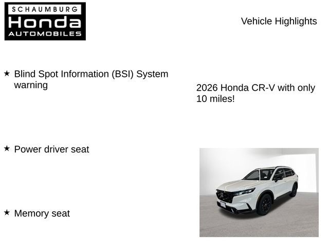 2026 Honda CR-V Hybrid Sport-L