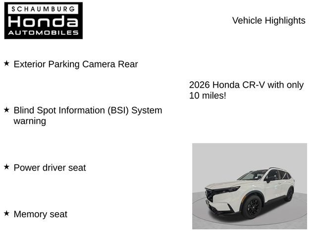 2026 Honda CR-V Hybrid Sport-L
