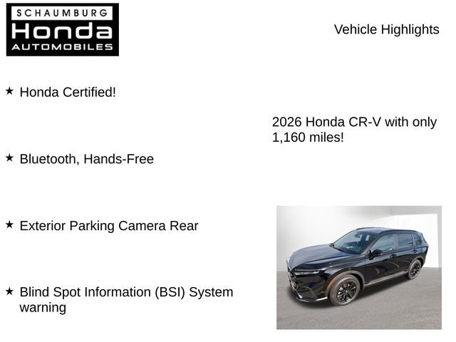 2026 Honda CR-V Hybrid Sport-L