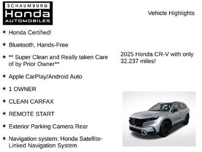 2025 Honda CR-V Hybrid Sport Touring