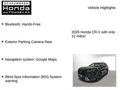 2026 Honda CR-V Hybrid Sport Touring