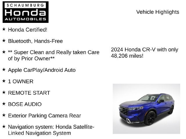 2024 Honda CR-V Hybrid Sport Touring