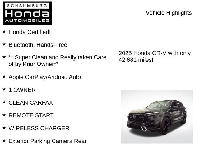2025 Honda CR-V Hybrid Sport Touring
