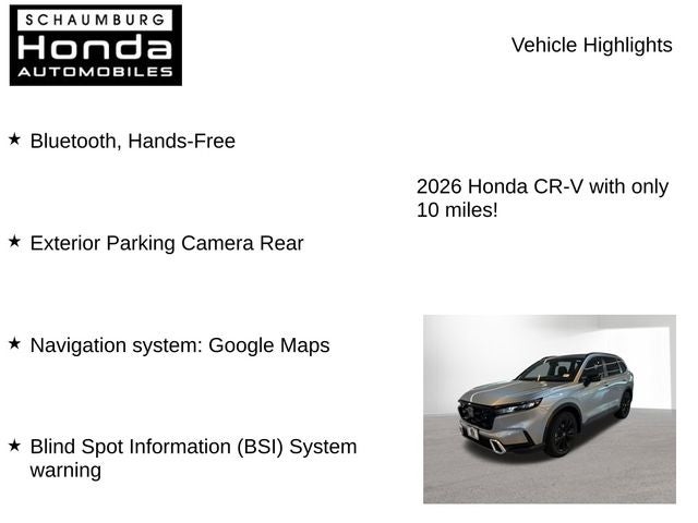 2026 Honda CR-V Hybrid Sport Touring