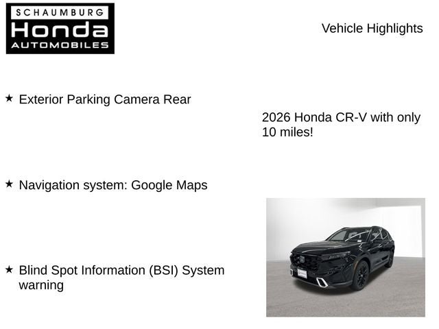 2026 Honda CR-V Hybrid Sport Touring