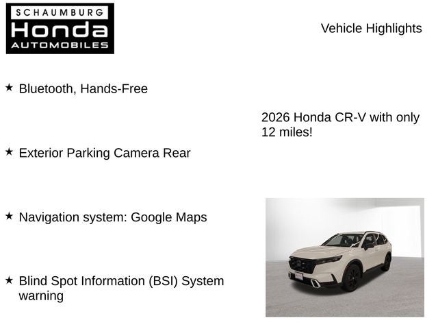 2026 Honda CR-V Hybrid Sport Touring