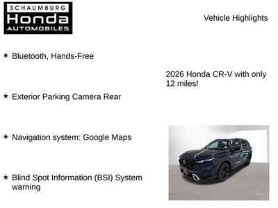 2026 Honda CR-V Hybrid Sport Touring