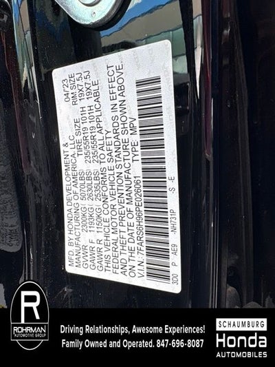 2023 Honda CR-V Hybrid Sport Touring
