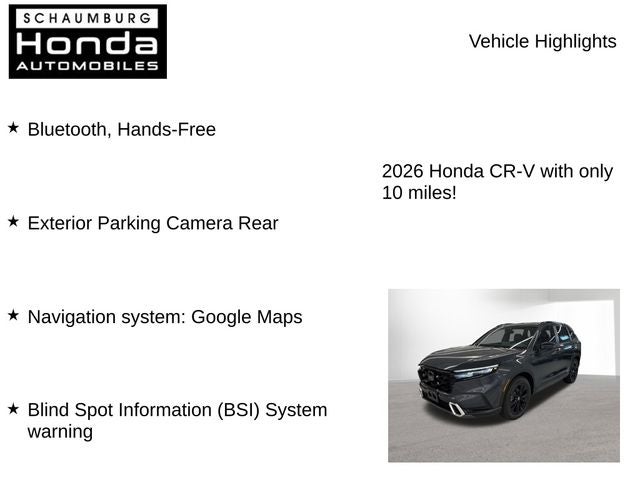 2026 Honda CR-V Hybrid Sport Touring