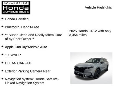 2025 Honda CR-V Hybrid Sport Touring