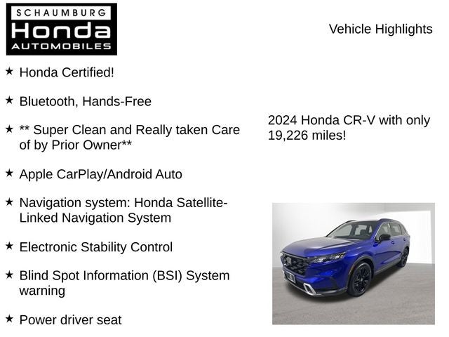 2024 Honda CR-V Hybrid Sport Touring